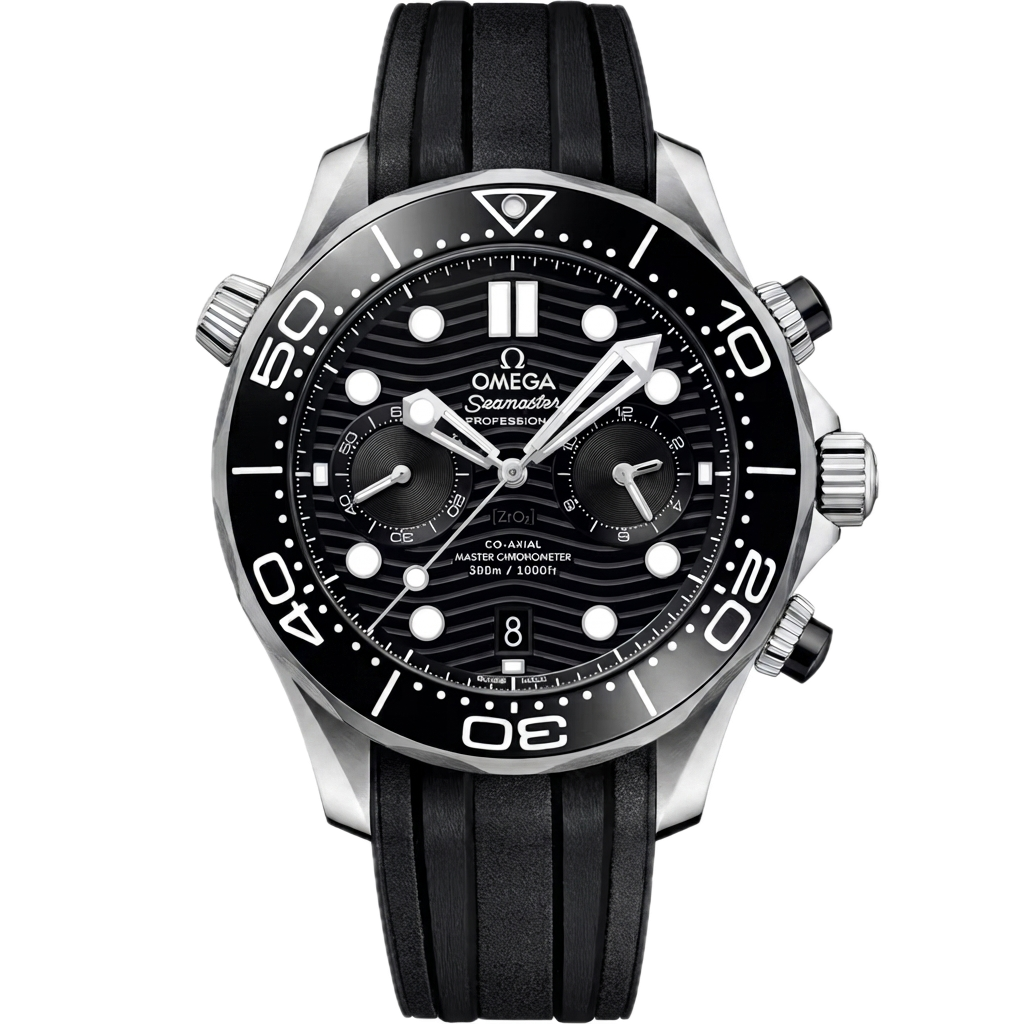 OMEGA SEAMASTER DIVER 300M BLACK SILVER
