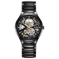 RADO TRUE ROUND AUTOMATIC OPEN HEART - BLACK