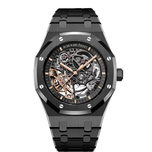 AP -  ROYAL OAK  DOUBLE BALANCE WHEEL BLACK
