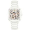 RADO True Square Automatic Open Heart (WHITE GOLD)