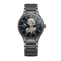 RADO TRUE ROUND AUTOMATIC OPEN HEART - FULL BLACK