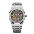 AP -  ROYAL OAK  DOUBLE BALANCE WHEEL SILVER