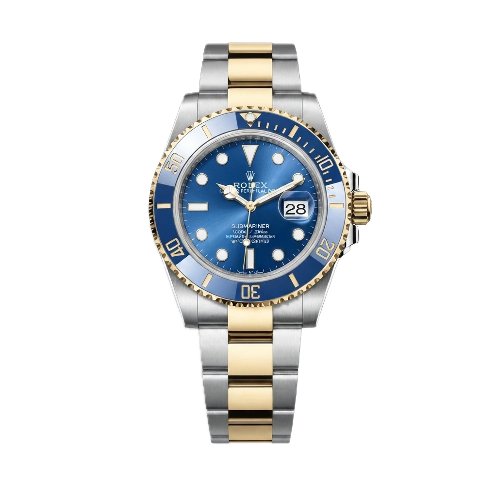 ROLEX SUBMARINER DATE (GOLD- SILVER- BLUE)