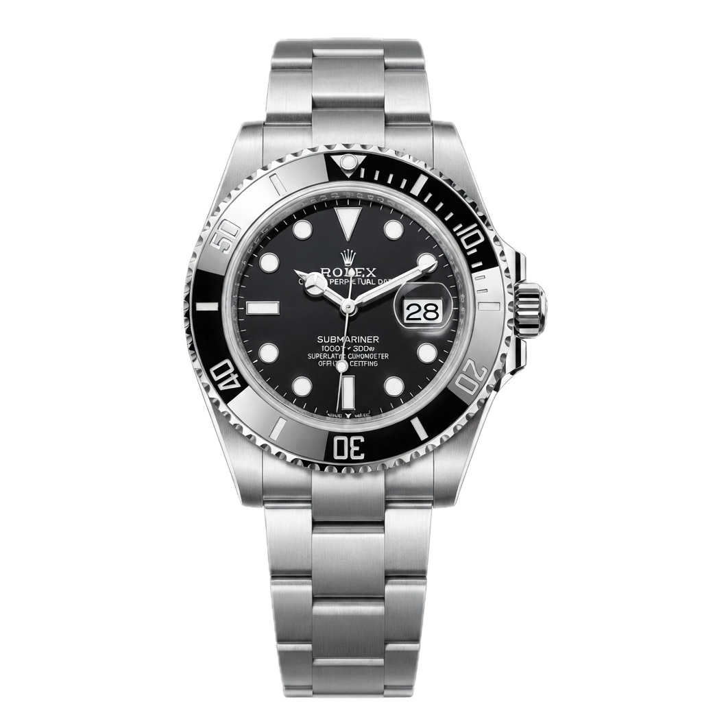 ROLEX SUBMARINER DATE (BLACK - SILVER)