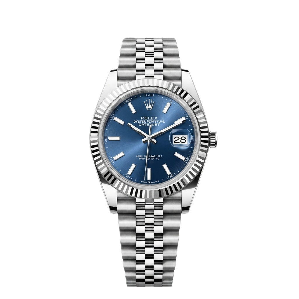 ROLEX  DATE JUST (SILVER BLUE) - VIRAT KOHLI