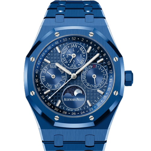AP -  ROYAL OAK PERPETUAL CALENDAR BLUE