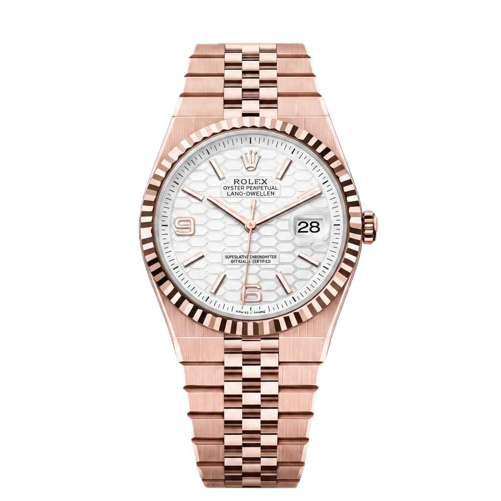 ROLEX LAND DWELLER - EVEROSE GOLD