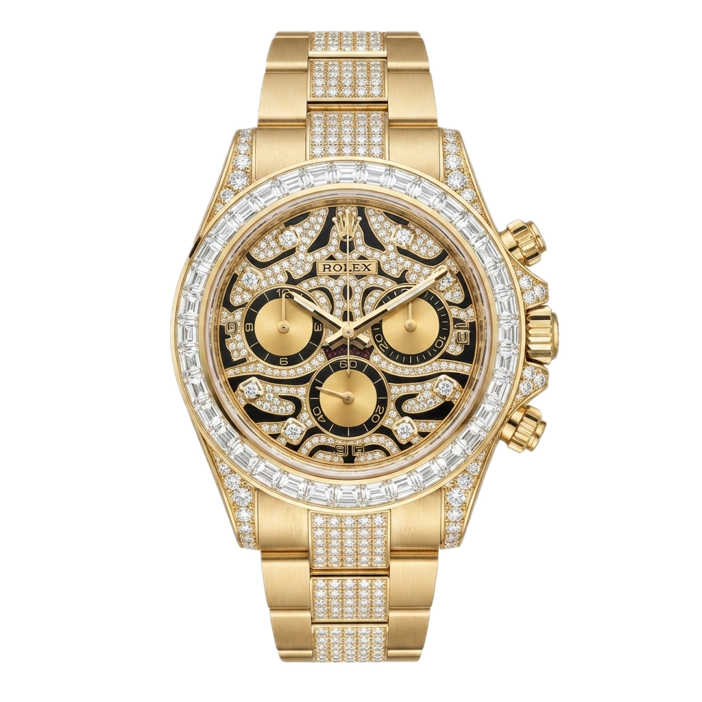 ROLEX DAYTONA EYE OF THE TIGER CHAIN