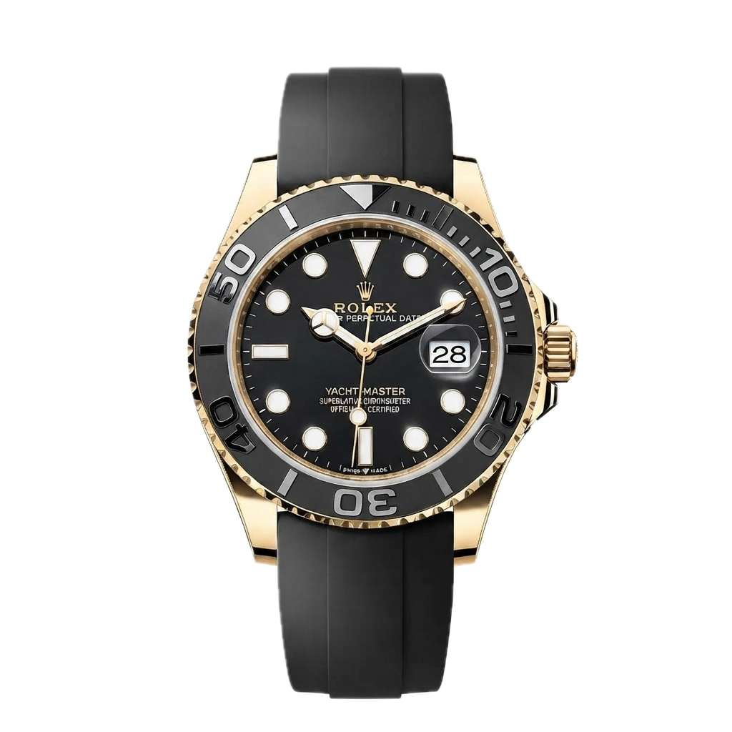 ROLEX YACHT MASTER OYSTER FLEX (GOLD BLACK)
