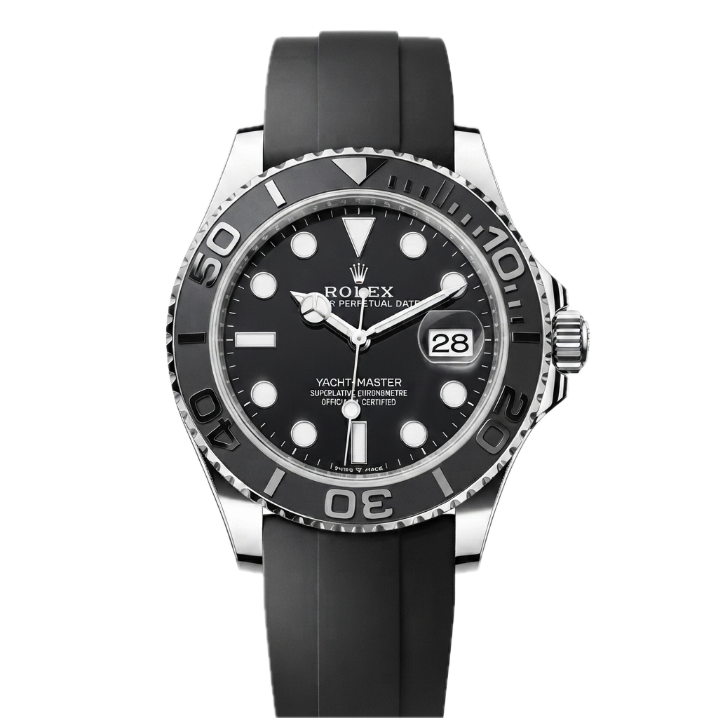 ROLEX YACHT MASTER OYSTER FLEX (BLACK SILVER)