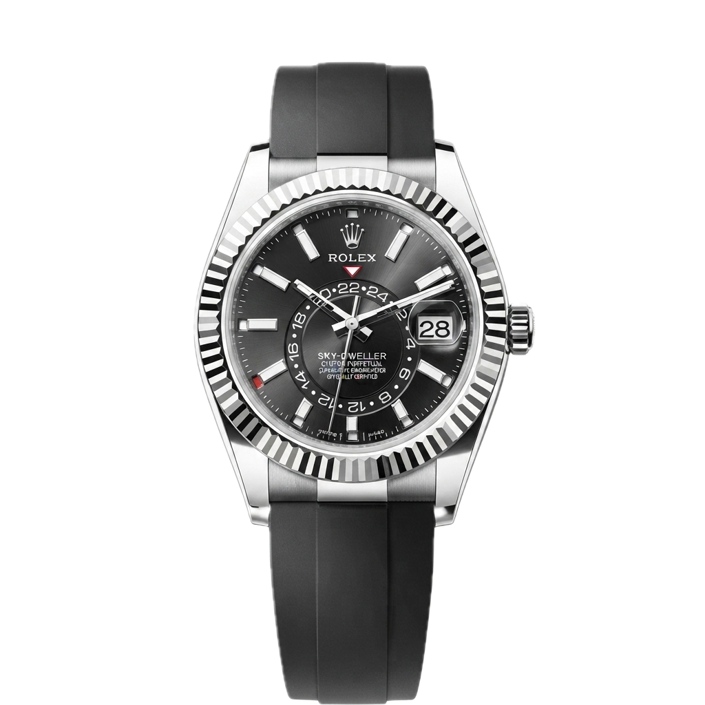 ROLEX SKY DWELLER OYSTERFLEX (SILVER BLACK)