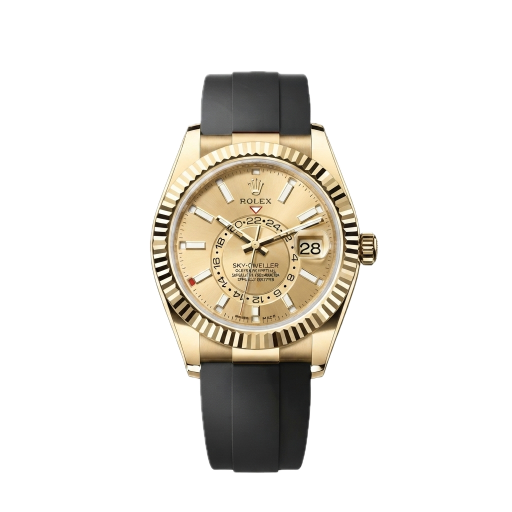 ROLEX SKY DWELLER OYSTERFLEX (GOLD)