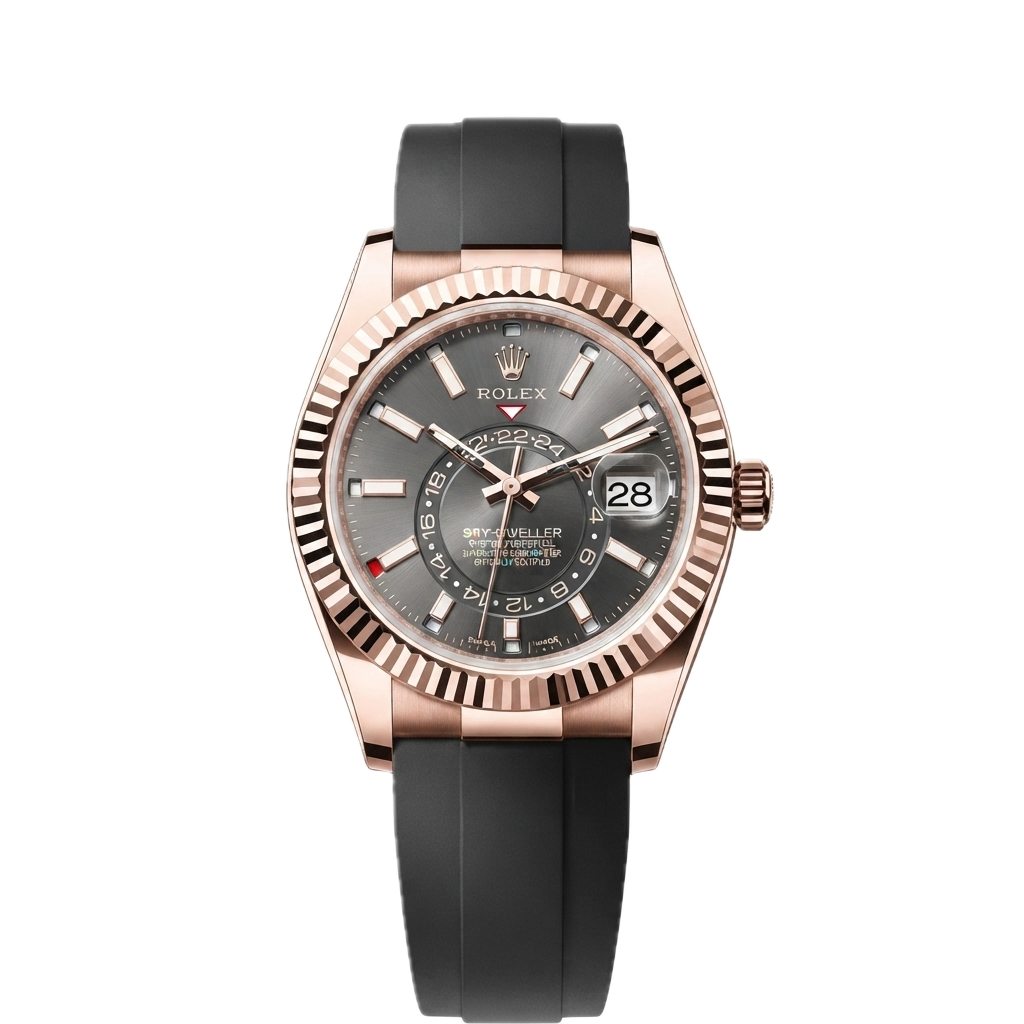 ROLEX SKY DWELLER OYSTERFLEX (GOLD STALE)