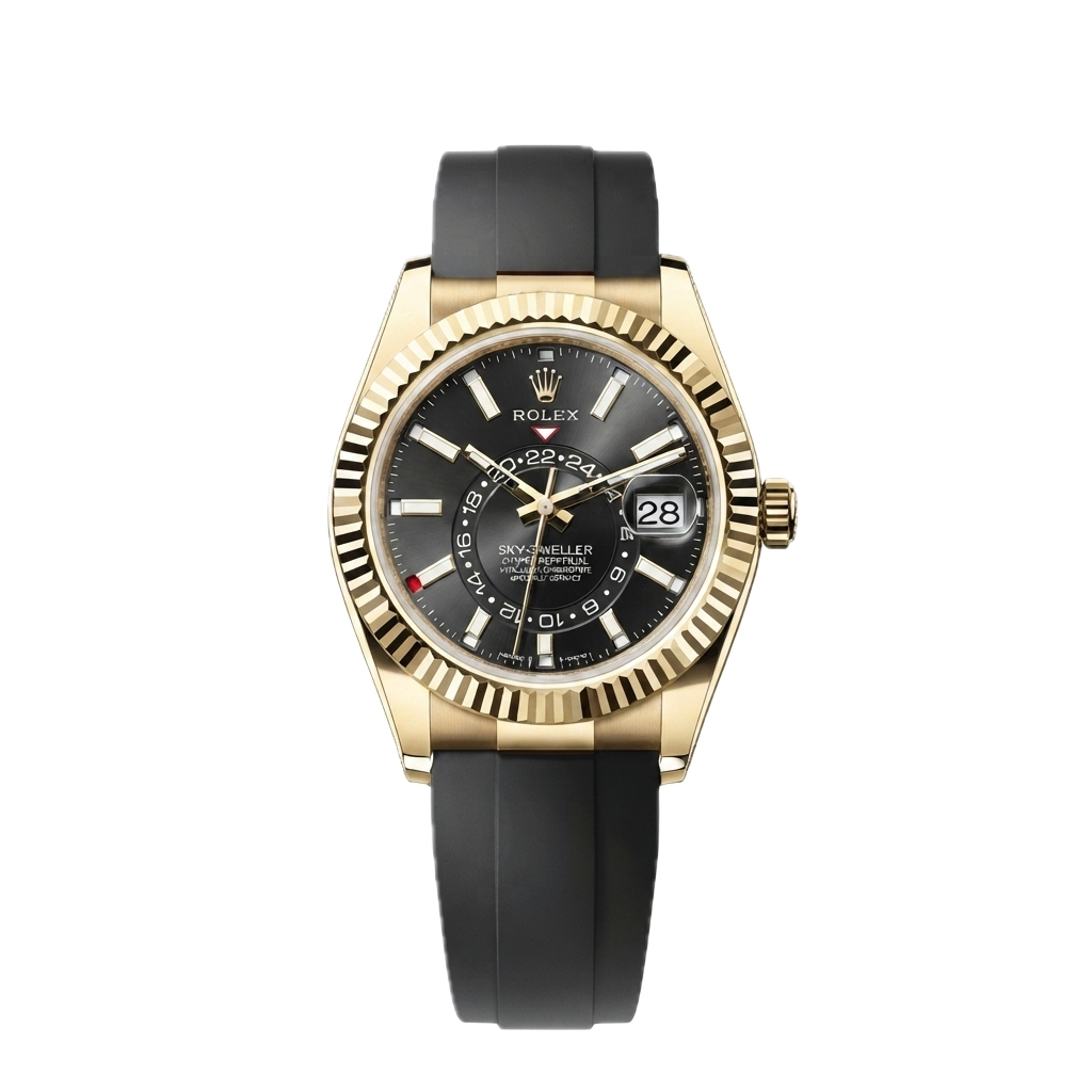 ROLEX SKY DWELLER OYSTERFLEX (GOLD BLACK)