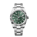 ROLEX SKY DWELLER (SILVER GREEN)