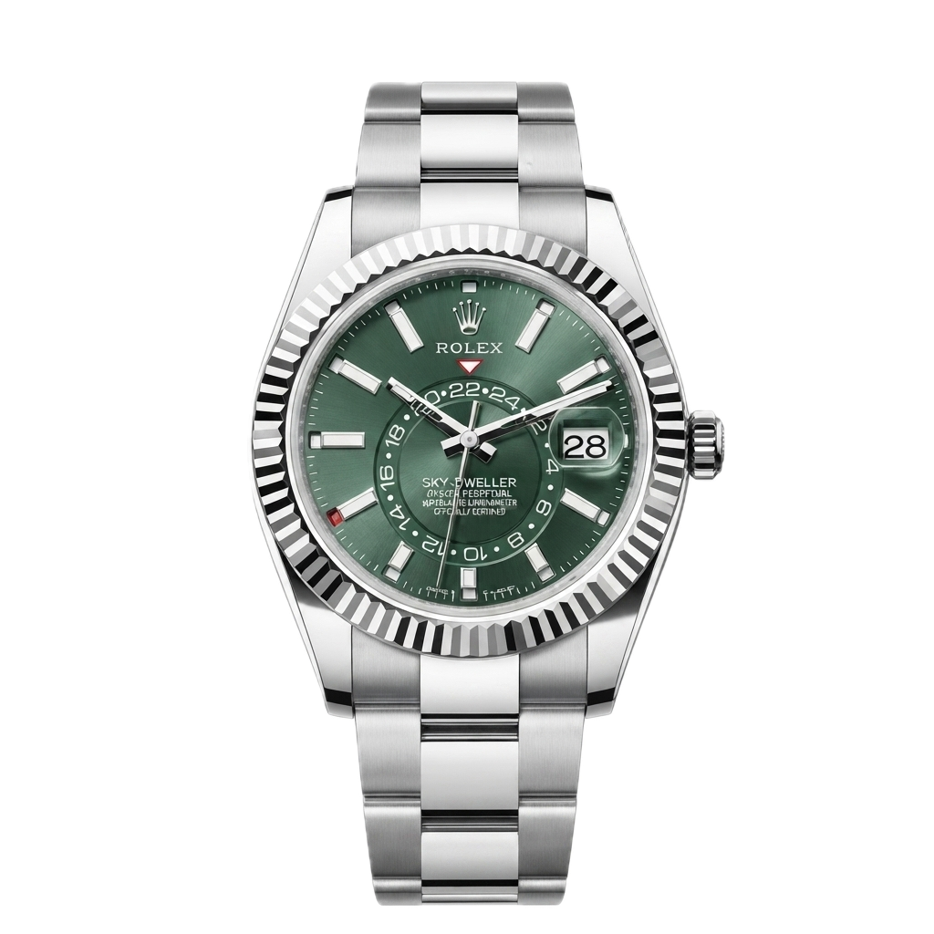 ROLEX SKY DWELLER (SILVER GREEN)