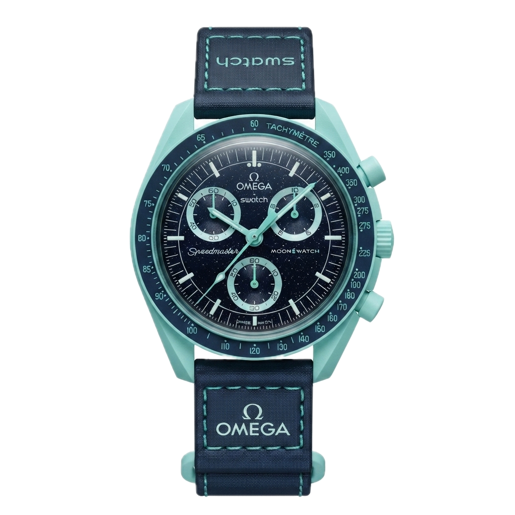 SWATCH X OMEGA BIOCERAMIC MOONSWATCH MISSION ON EARTH - POLAR LIGHTS