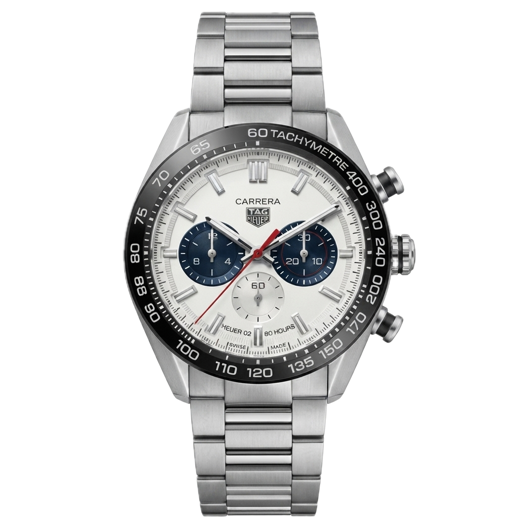 TAG HEUER CARRERA SPORT CHRONOGRAPH (SILVER WHITE)