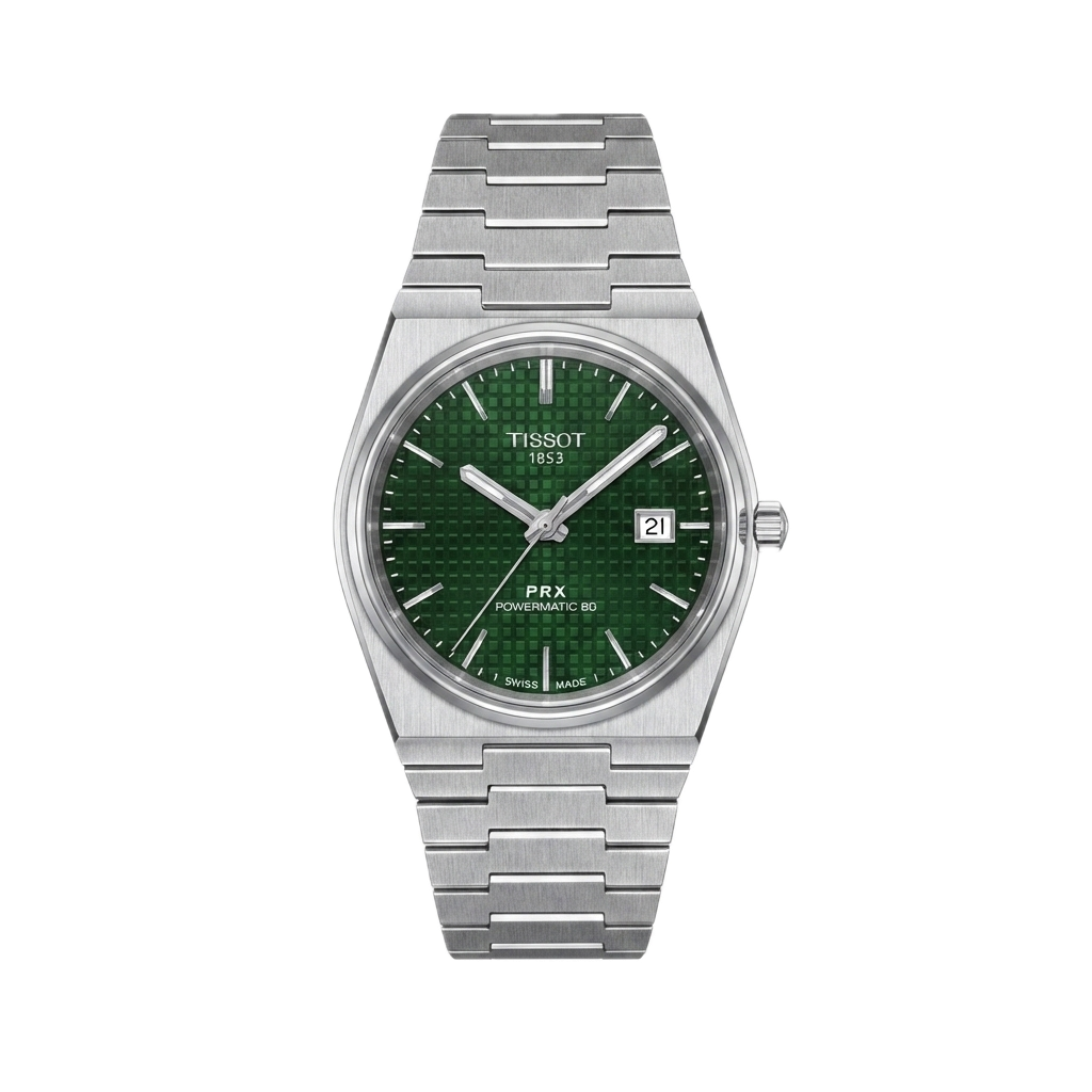 TISSOT PRX 1853 POWERMATIC SILVER BROWN