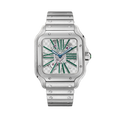 CARTIER SANTOS DE CARTIER SKELETON WATCH - SILVER
