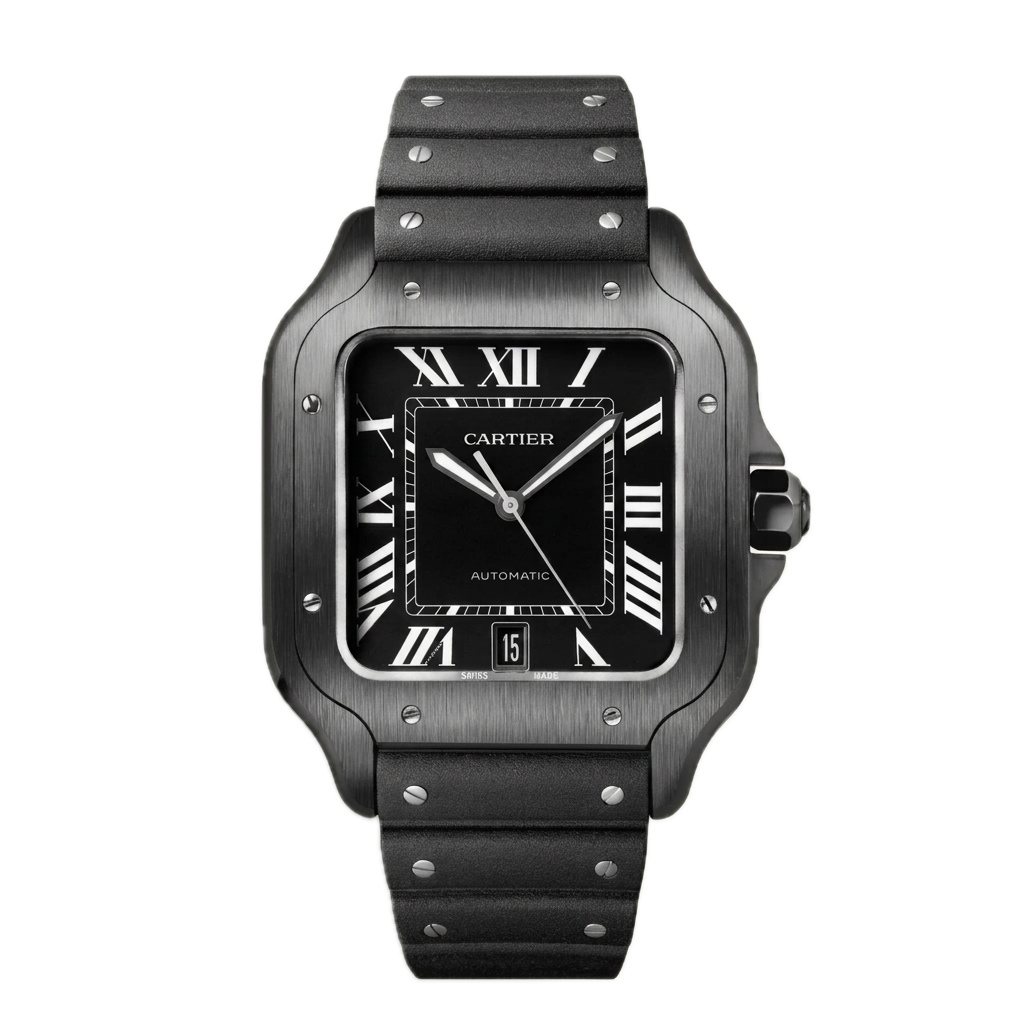 CARTIER SANTOS DE CARTIER WATCH BLACK
