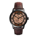 FOSSIL TOWNSMAN AUTOMATIC DARK BROWN LEATHER