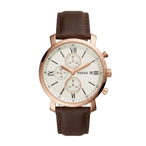 FOSSIL GRANT CHRONOGRAPH BROWN LEATHER WATCH