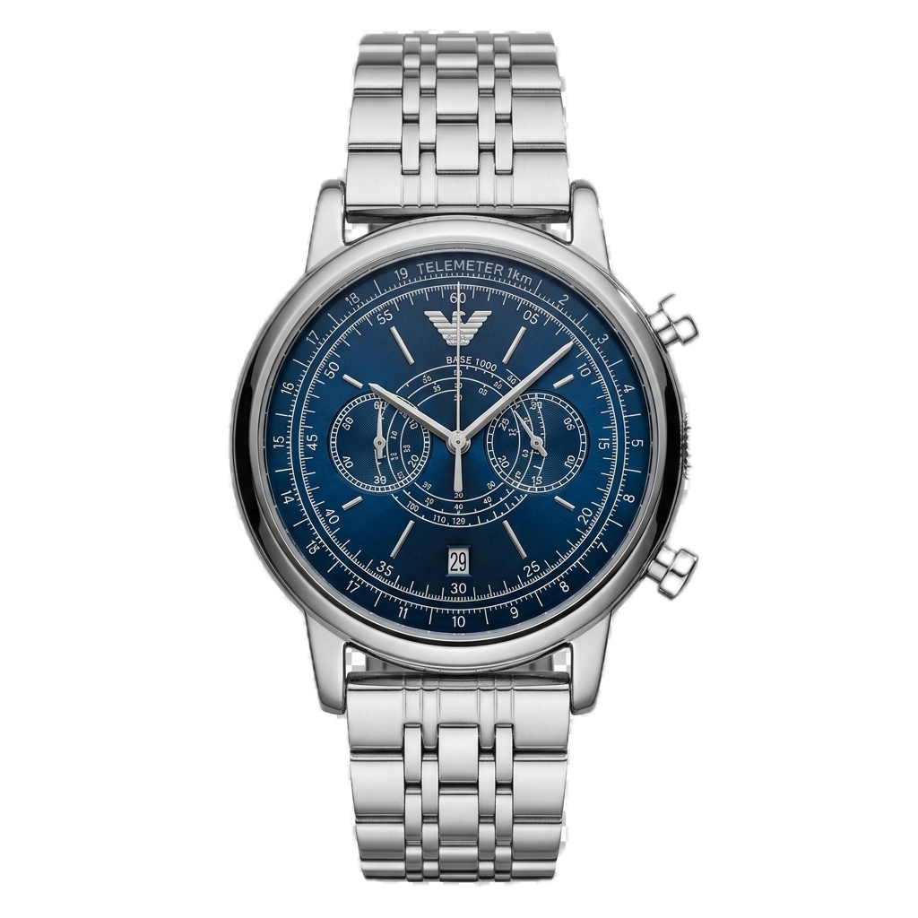 Emporio Armani Chronograph AR11634 (SILVER BLUE)