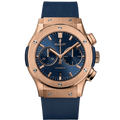 HUBLOT CLASSIC FUSION CHRONOGRAP KING GOLD BLUE