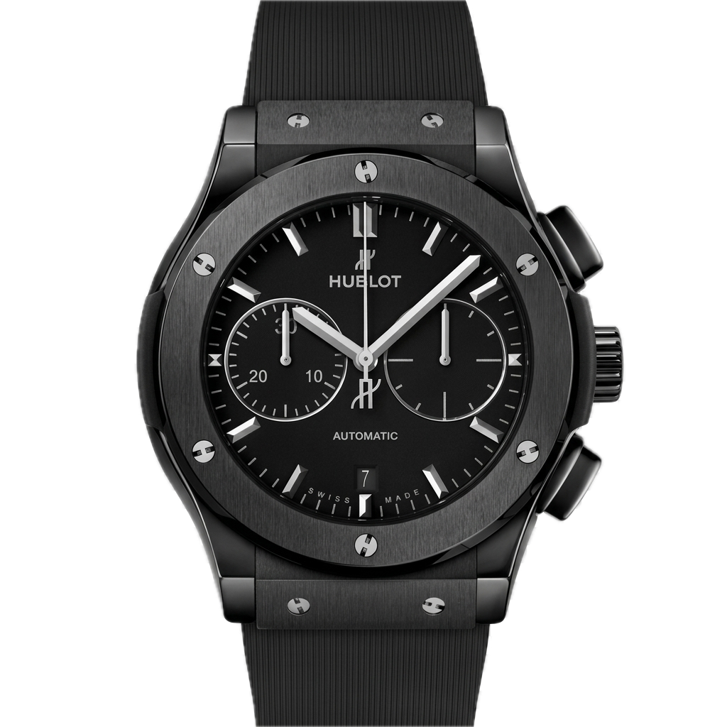 HUBLOT CLASSIC FUSION CRONOGRAPH BLACK MAGIC