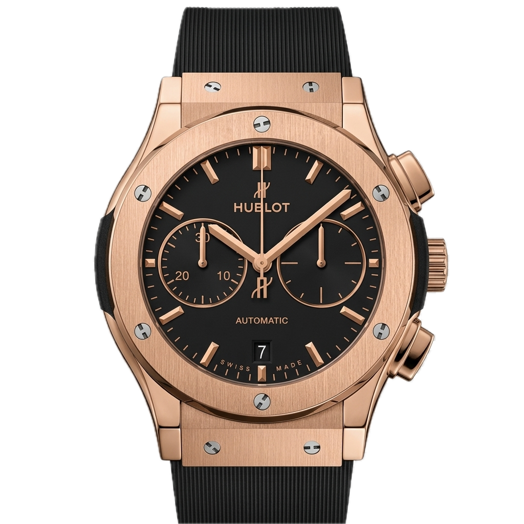 HUBLOT CLASSIC FUSION CRONOGRAPH KING GOLD BLACK