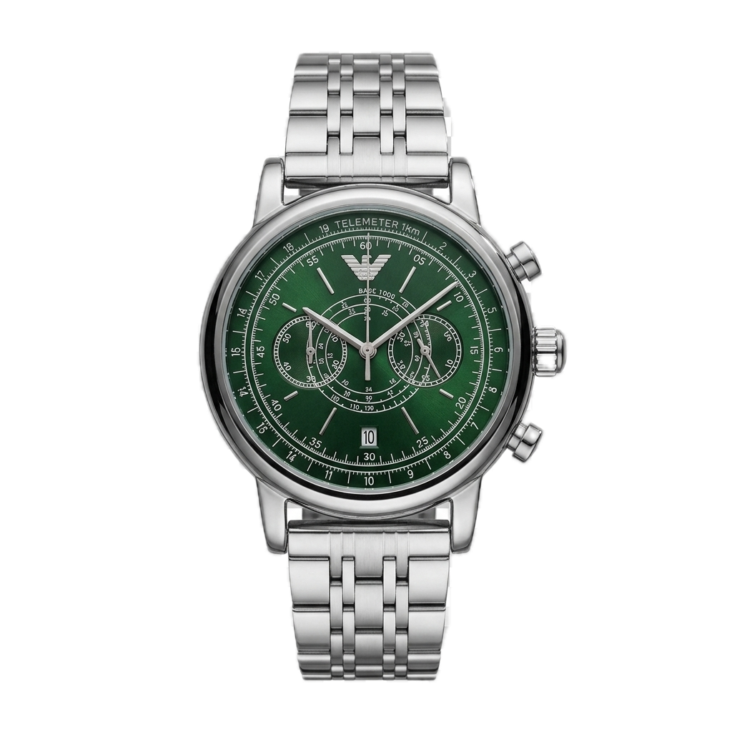 Emporio Armani Chronograph AR11634 (SILVER BROWN)