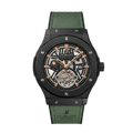 HUBLOT CLASSIC FUSION TOURBILLON SKELETON GREEN CERAMIC