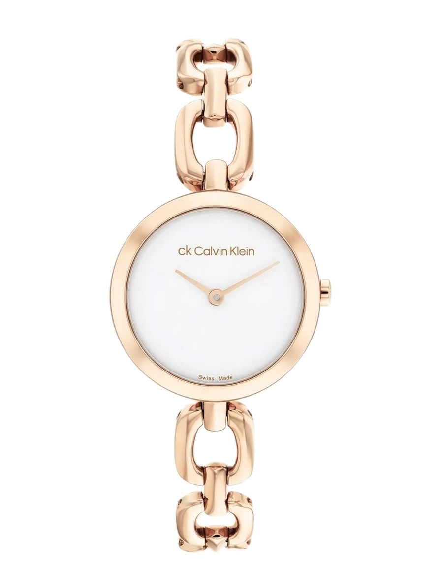 Calvin Klein Women Swiss Jewelry Link Analogue Watch (GOLD)