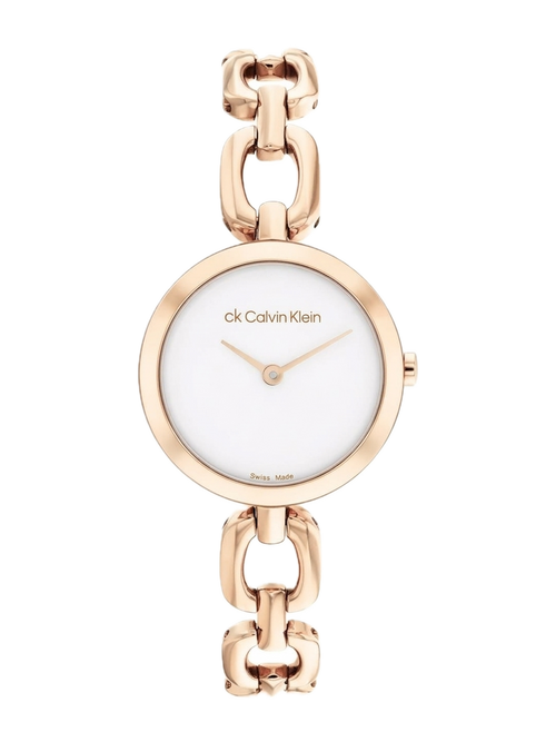 Calvin Klein Women Swiss Jewelry Link Analogue Watch (GOLD)