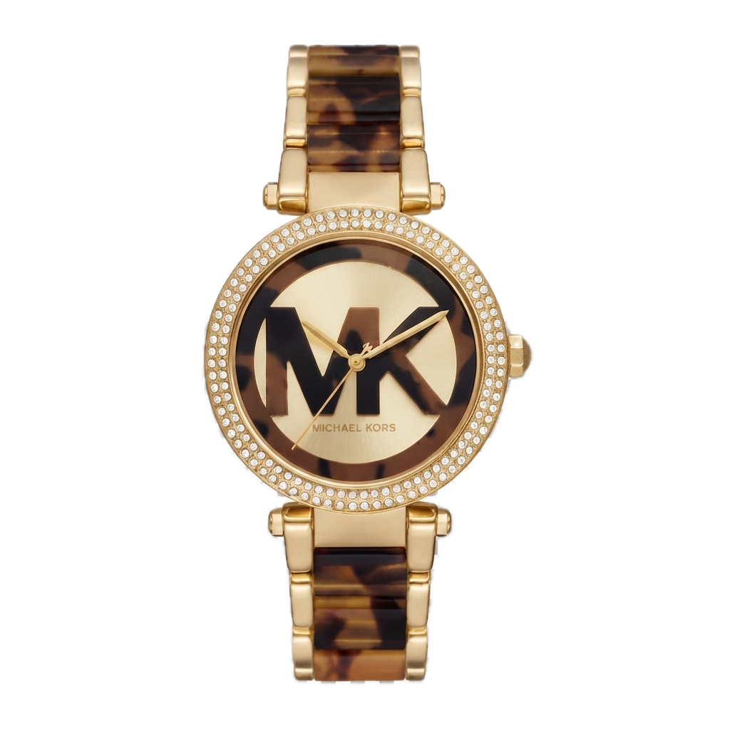 MICHAEL KORS  PARKER PAVE GOLD TONE