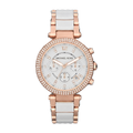 MICHAEL KORS - PARKER WATCH (WHITE / ROSEGOLD)