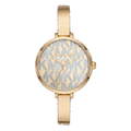 MICHAEL KORS NAIA GOLD-TONE LOGO WATCH