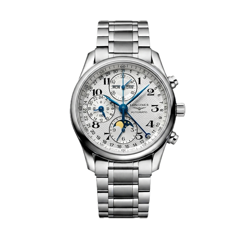 LONGINES MASTER COLLECTION CHRONO MOONPHASE – STAINLESSSTEEL