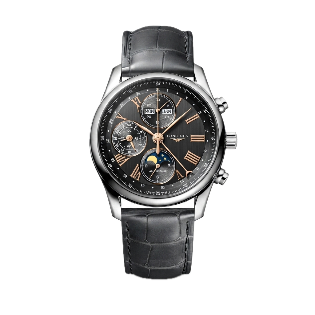 LONGINES MASTER COLLECTION CHRONO MOONPHASE – ANTHRACITE