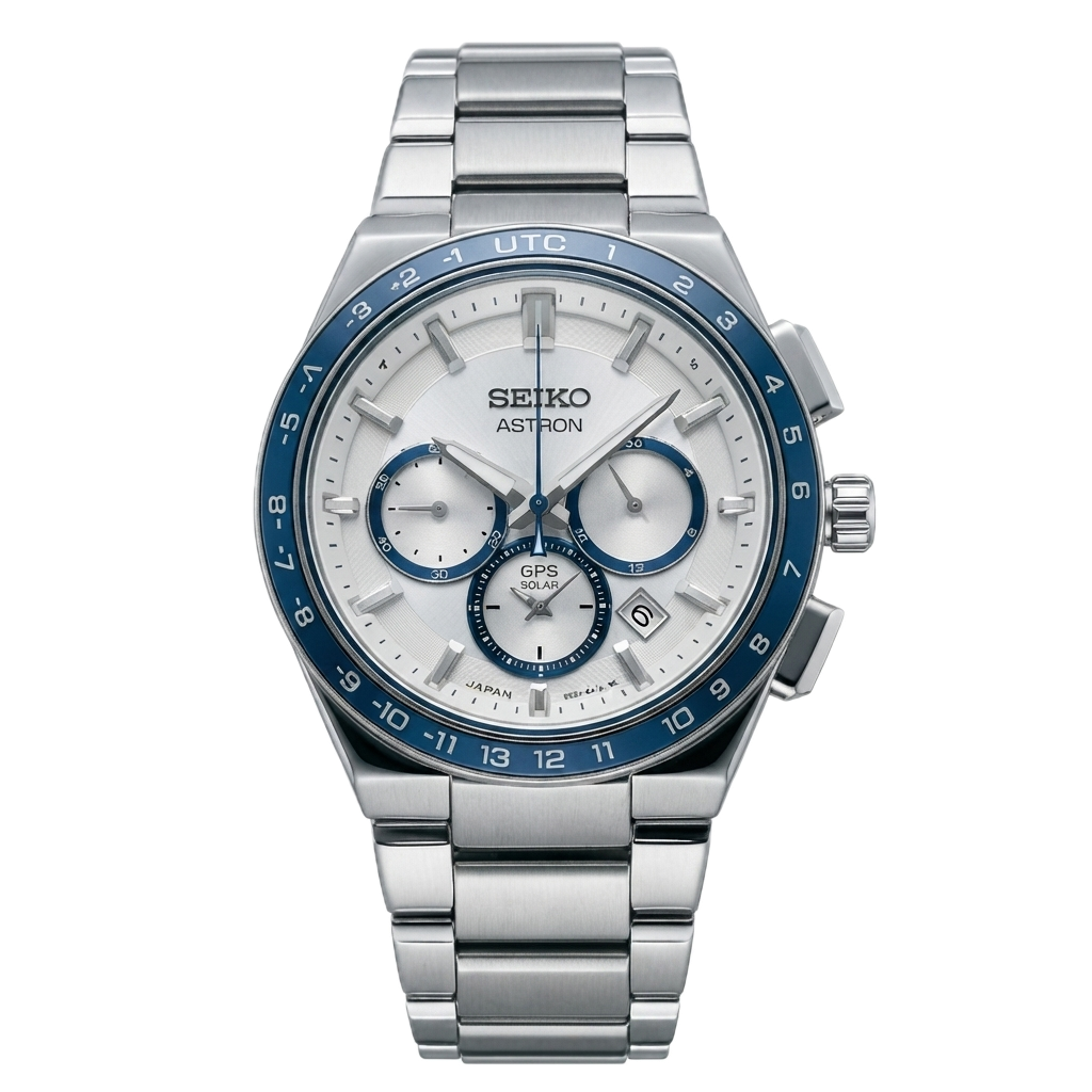 SEIKO ASTRON DUAL TONE SILVER WHITE