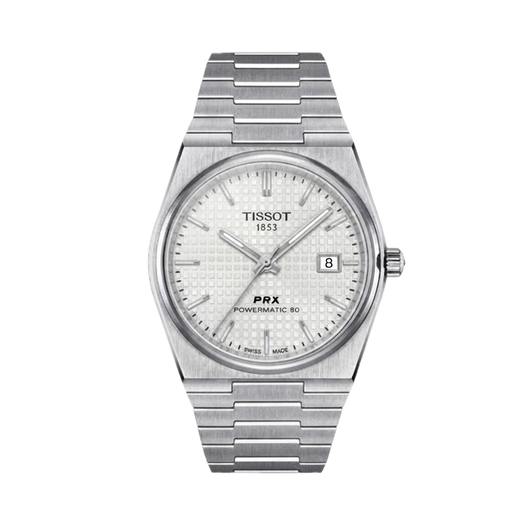 TISSOT PRX 1853 POWERMATIC SILVER WHITE