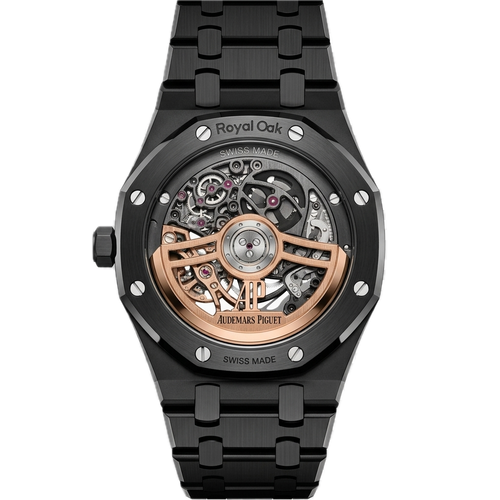 AP -  ROYAL OAK  DOUBLE BALANCE WHEEL BLACK
