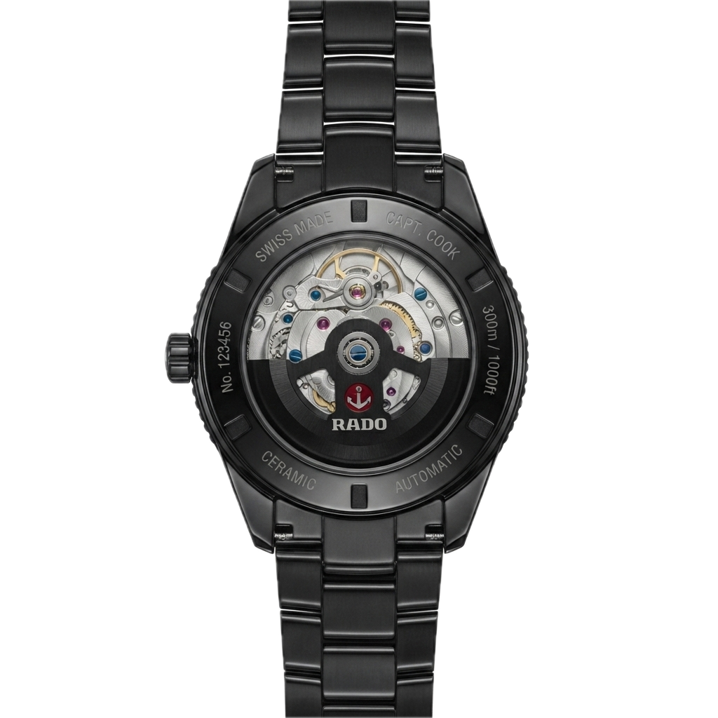 RADO CAPTAIN COOK SKELETON - BLACK GREEN