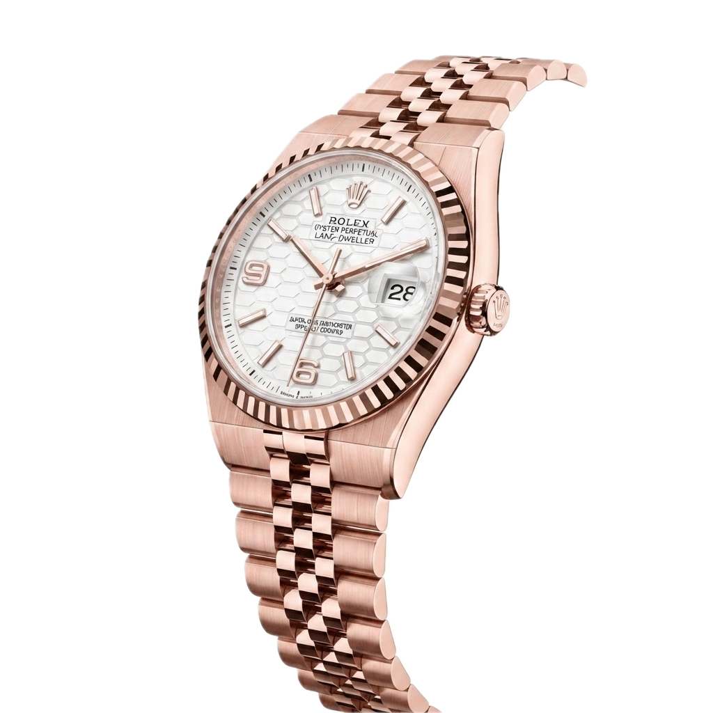 ROLEX LAND DWELLER - EVEROSE GOLD