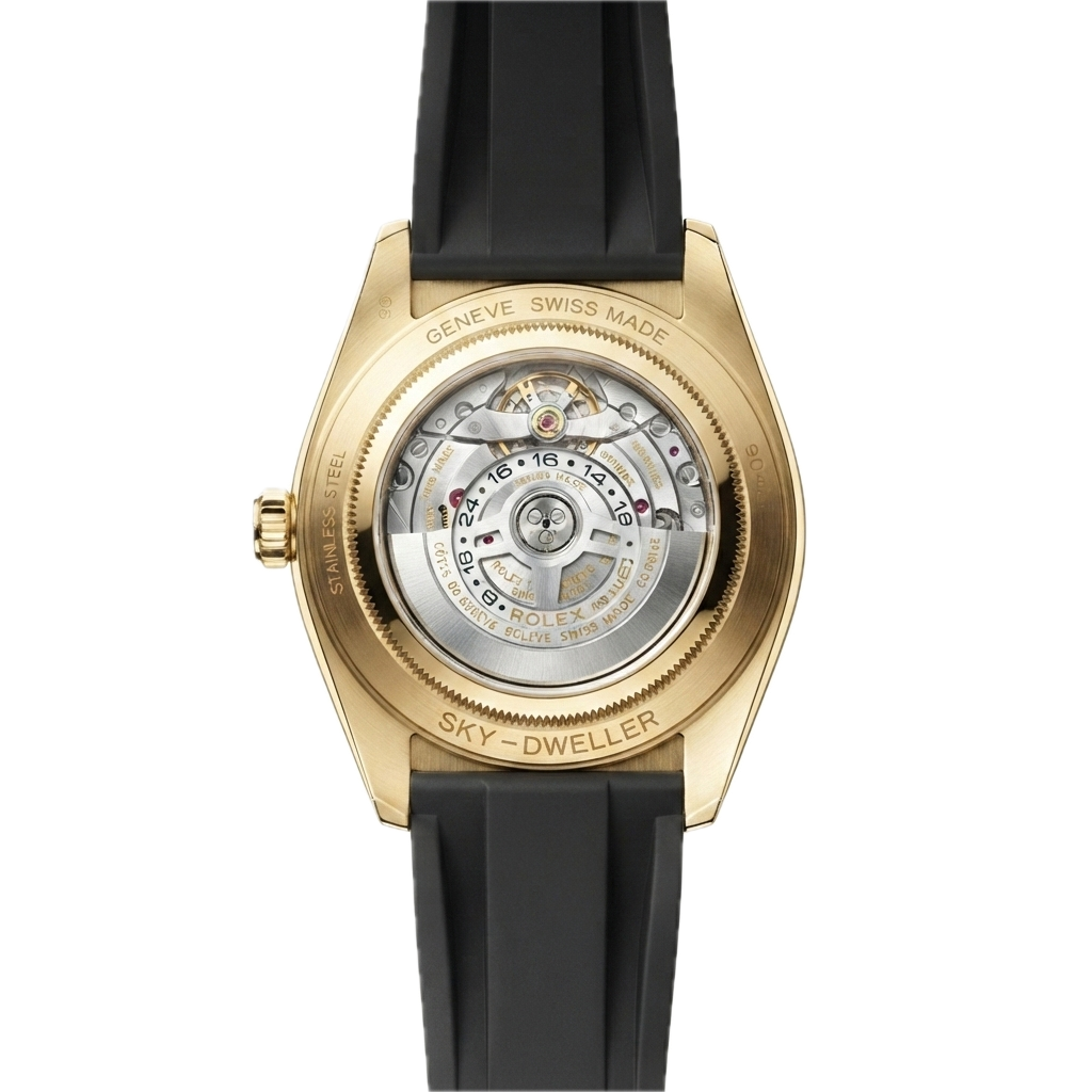 ROLEX SKY DWELLER OYSTERFLEX (GOLD BLACK)