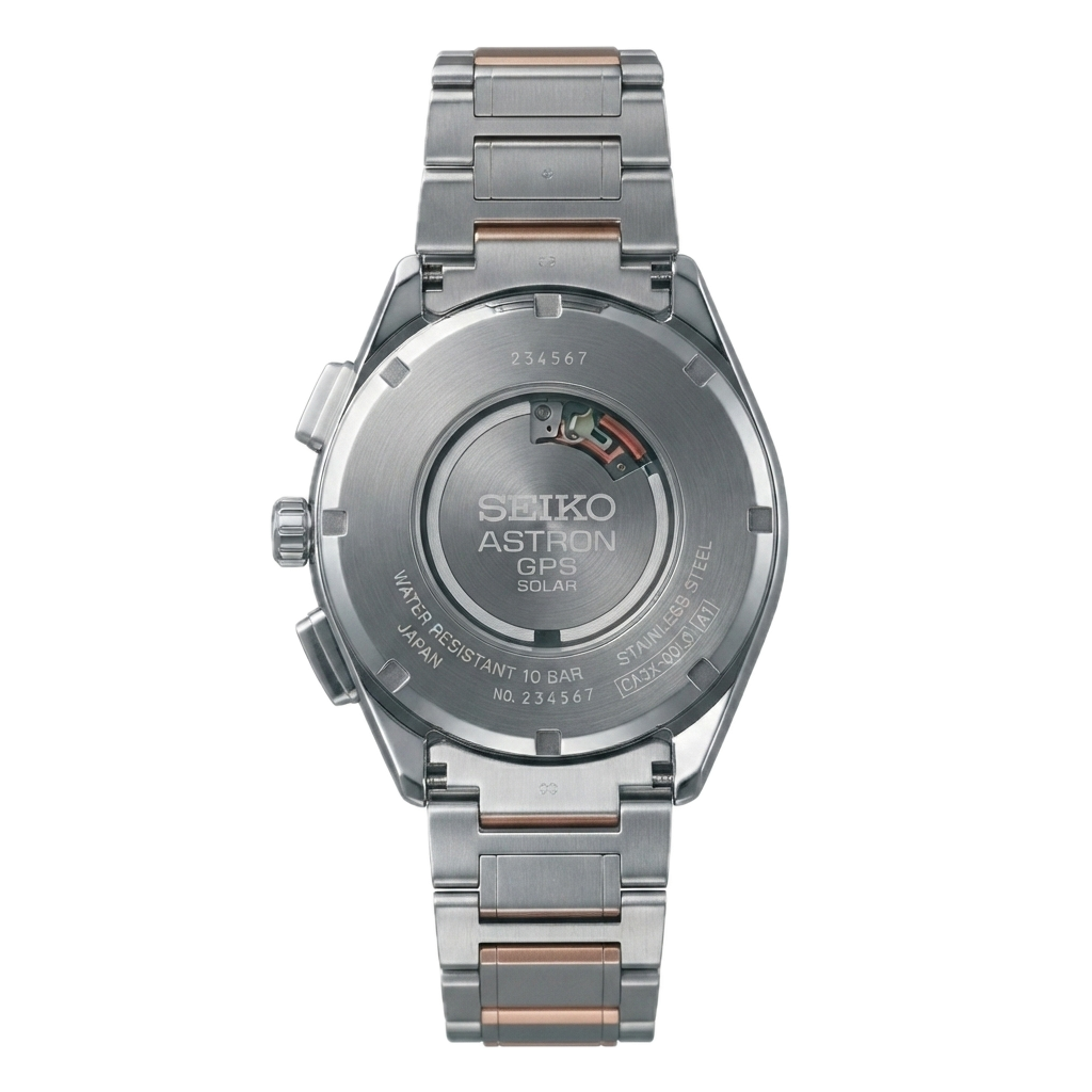 SEIKO ASTRON DUAL TONE GOLD BROWN