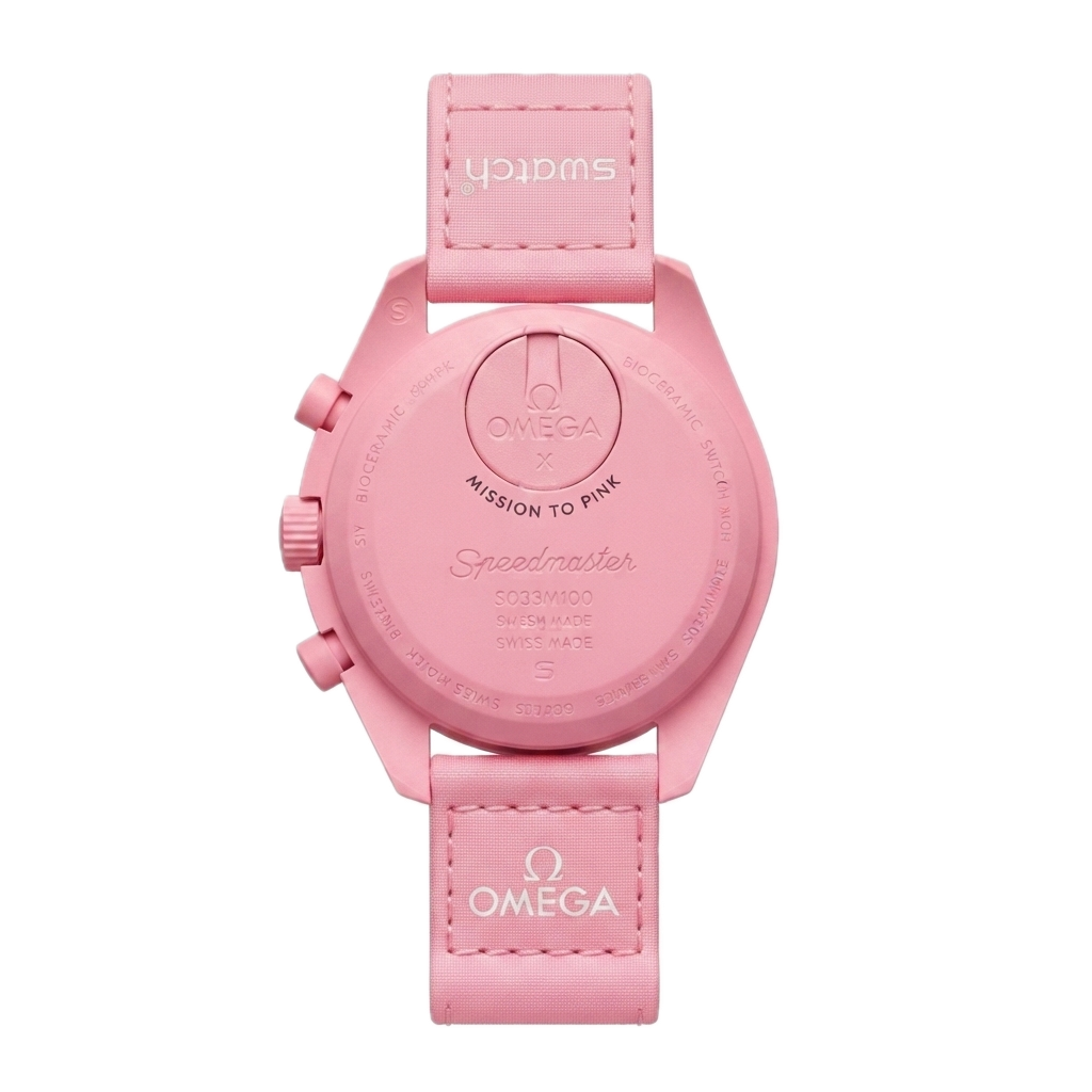 SWATCH X OMEGA BIOCERAMIC MOONSWATCH MISSION TO THE PINK MOON
