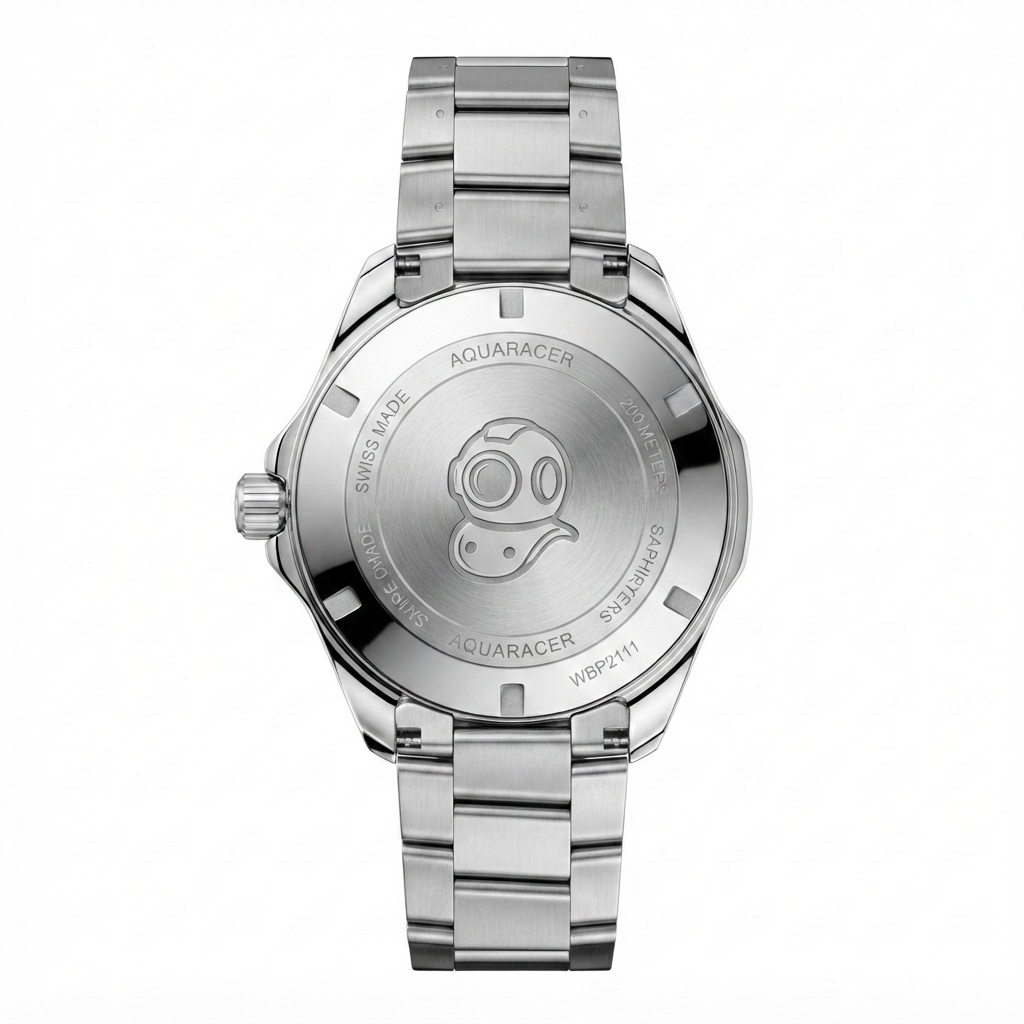 TAG HEUER AQUARACER PROFESSIONAL 200 DATE (SILVER BLUE)
