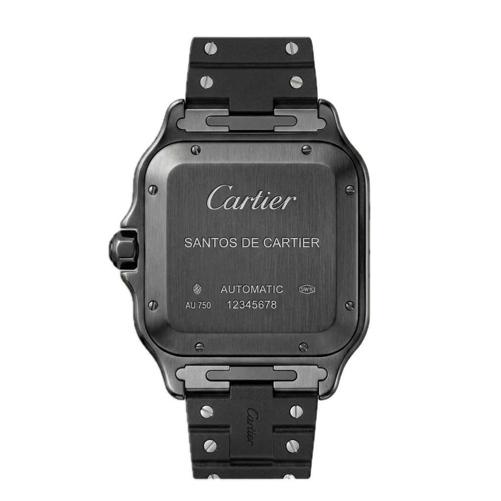 CARTIER SANTOS DE CARTIER WATCH BLACK